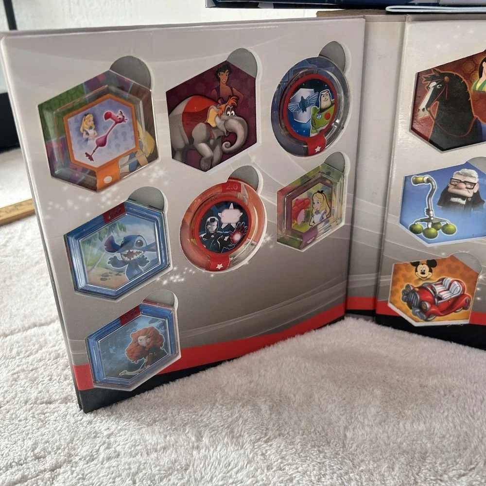 Disney Infinity Originals Power Disc Album Book Storage Case 3 Discs‎